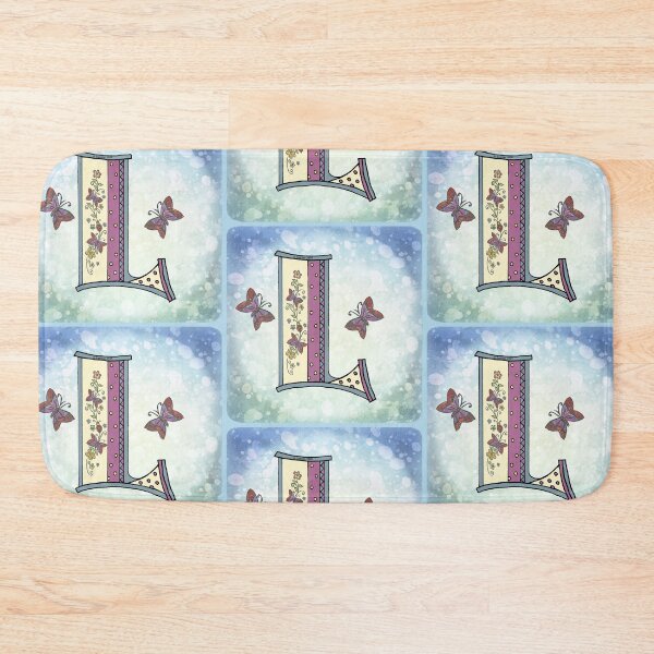 Item preview, Floral letter L Monogram designed and sold by artmuvz.