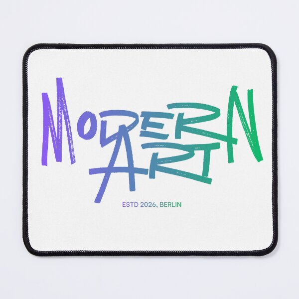 Item preview, MODERN ART Berlin ESTD 2026 Handwritten Script Logo Design designed and sold by Palettd.