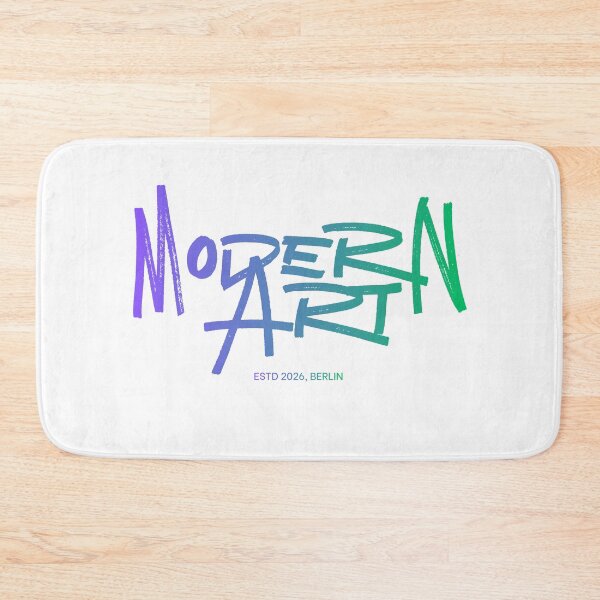 Item preview, MODERN ART Berlin ESTD 2026 Handwritten Script Logo Design designed and sold by Palettd.