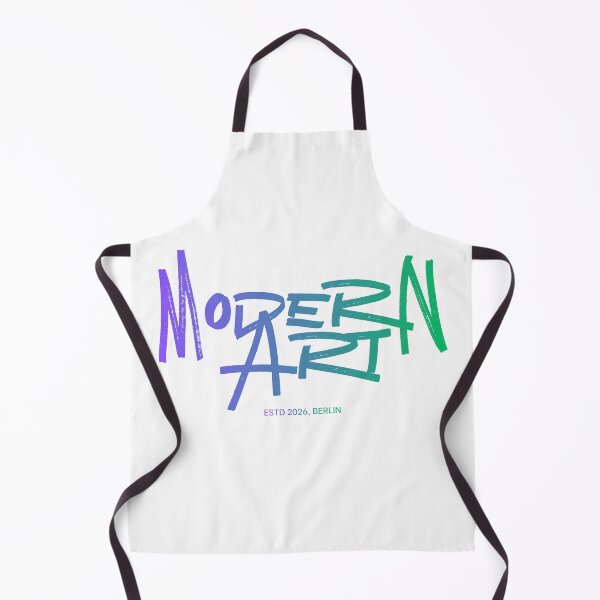 Item preview, MODERN ART Berlin ESTD 2026 Handwritten Script Logo Design designed and sold by Palettd.