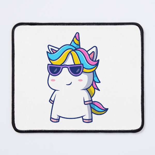 Item preview, Cool Kawaii Unicorn with Purple Sunglasses designed and sold by shalbmv.