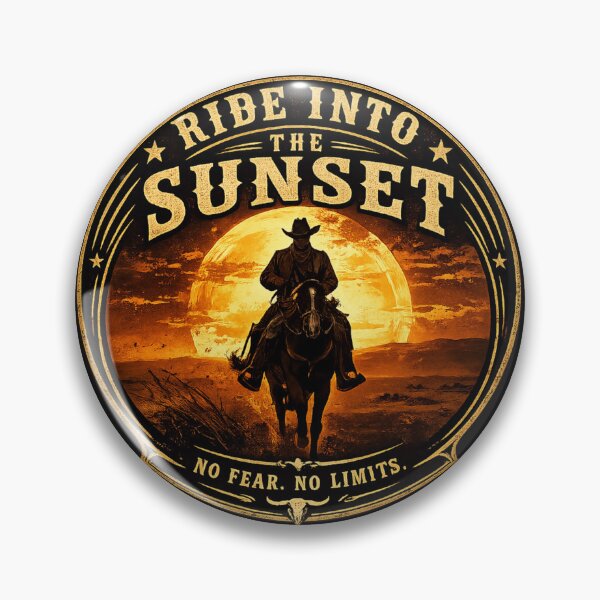 Artikelvorschau, Ride Into The Sunset Vintage Design entworfen und verkauft von Justbegy.