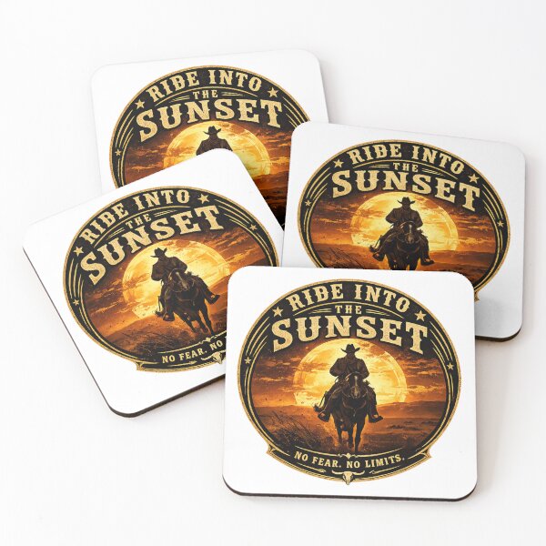 Item preview, Ride Into The Sunset Vintage Design designed and sold by Justbegy.