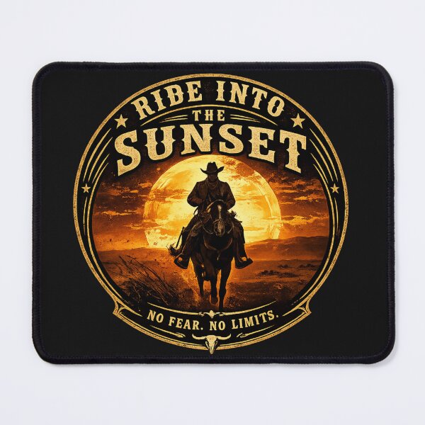 Item preview, Ride Into The Sunset Vintage Design designed and sold by Justbegy.