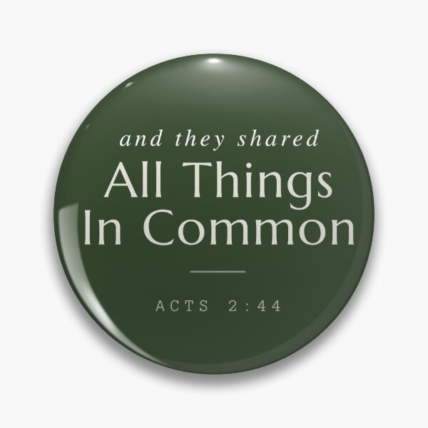 Item preview, All Things in Common – Acts 2:44 Minimalist Scripture Design designed and sold by Alt Christian.