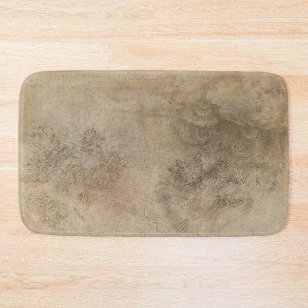 Item preview, A Deluge by Leonardo da Vinci Renaissance Storm and Flood Drawing Print designed and sold by artofuniverse.