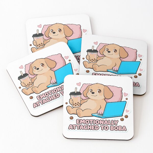 Item preview, Emotionally Attached to Boba designed and sold by Mahilis.