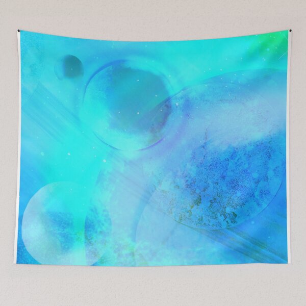 Item preview, "Aqua Space, Frutiger Worlds" designed and sold by Spaceart9.