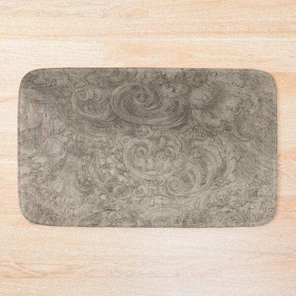 Item preview, A Deluge by Leonardo da Vinci Renaissance Storm Drawing Fine Art Print designed and sold by artofuniverse.
