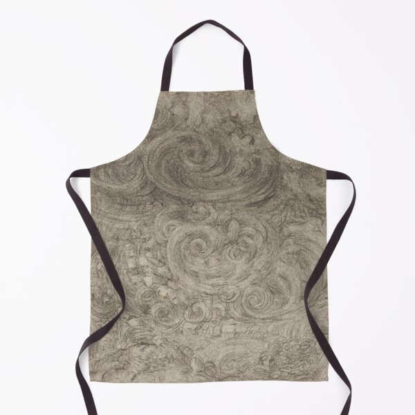 Item preview, A Deluge by Leonardo da Vinci Renaissance Storm Drawing Fine Art Print designed and sold by artofuniverse.