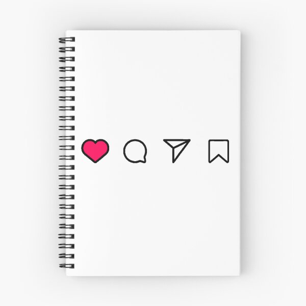 Item preview, Like Comment Share Save Instagram Social Network Icons designed and sold by AstronautMerch.
