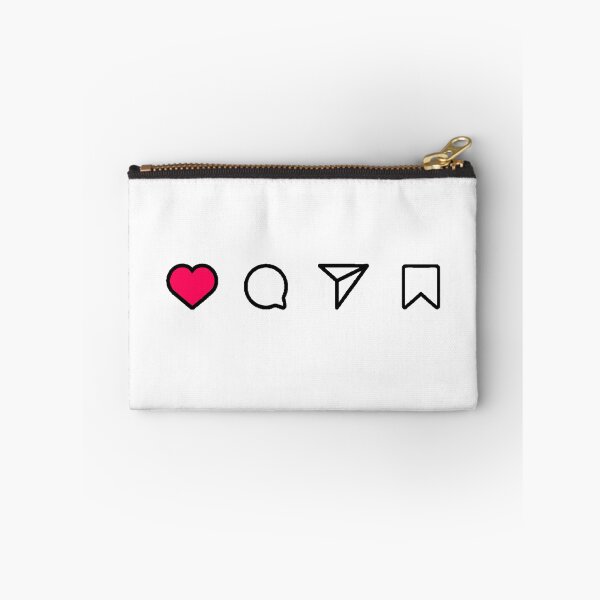 Item preview, Like Comment Share Save Instagram Social Network Icons designed and sold by AstronautMerch.