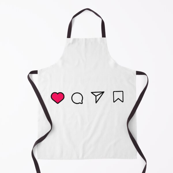 Item preview, Like Comment Share Save Instagram Social Network Icons designed and sold by AstronautMerch.