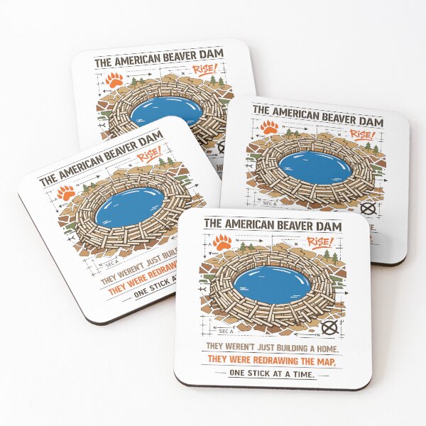 Item preview, American Beaver Dam Blueprint Nature Engineers designed and sold by WildlifeInc.