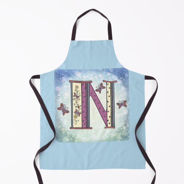 Item preview, Floral letter N Monogram designed and sold by artmuvz.
