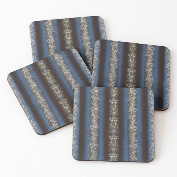 Item preview, Cobalt Electric Abstract & Gold Currents designed and sold by CaramelCo.