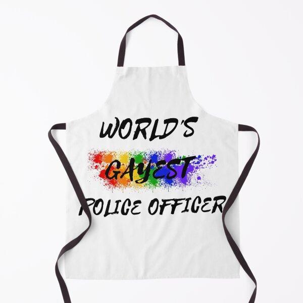 Item preview, World's Gayest Police Officer designed and sold by LuckyKermit.
