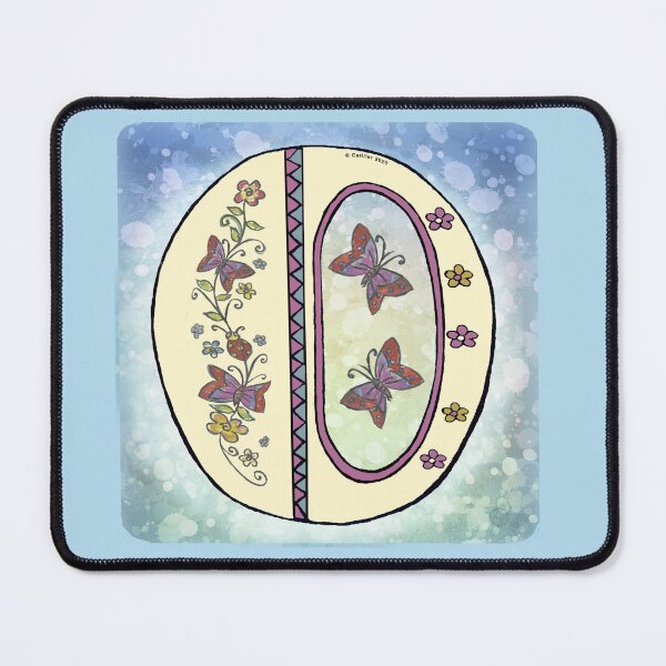 Item preview, Floral letter O Monogram designed and sold by artmuvz.
