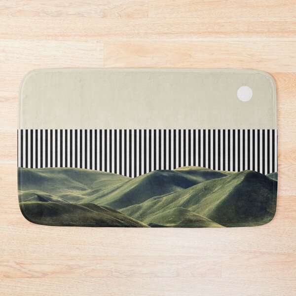 Item preview, Calm Minimalist Green Hills Landscape designed and sold by Underdott.