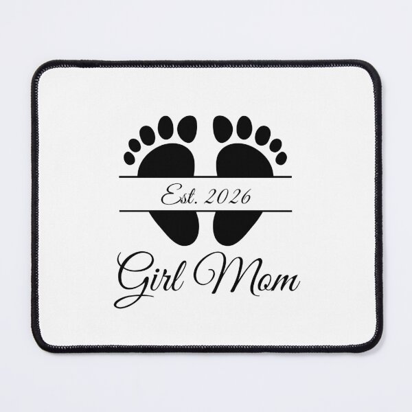 Item preview, Girl Mom Est. 2026 with Footprint Design designed and sold by JeweledDesigns.