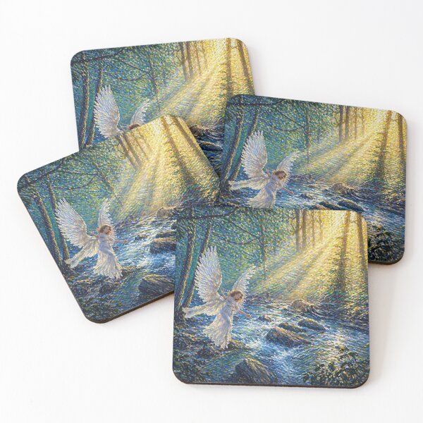 Item preview, “Midnight Angel Protects the River” designed and sold by RiverDeeDesigns.