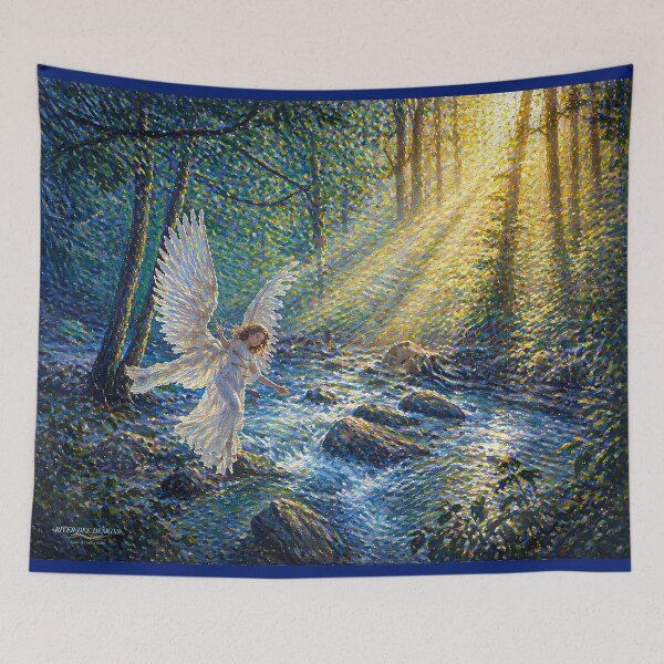 Item preview, “Midnight Angel Protects the River” designed and sold by RiverDeeDesigns.