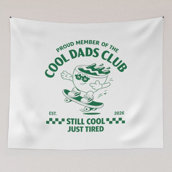 Item preview, Cool Dads Club Skateboarding Funny Dad Life Humor Gift Classic T-Shirt designed and sold by Animalfacts002.