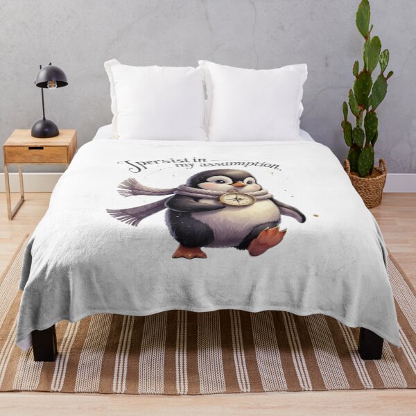 Item preview, Persist In My Assumption Cute Penguin Woodland Nursery Decor designed and sold by AQUILAKREO.