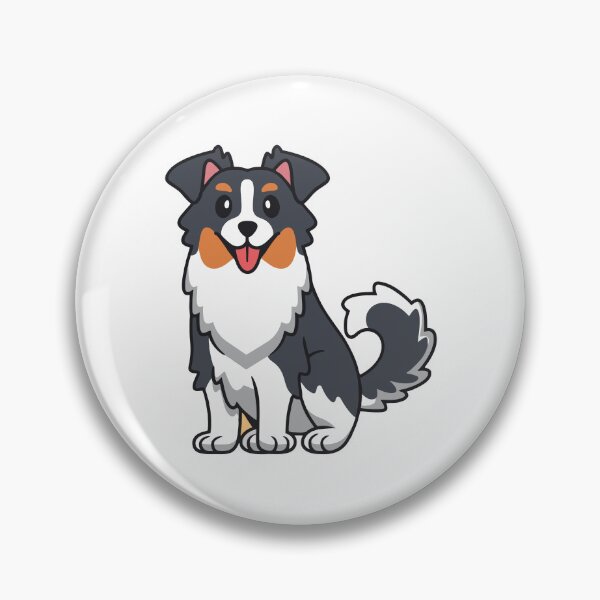 Item preview, Happy Australian Shepherd Dog Cartoon designed and sold by shalbmv.