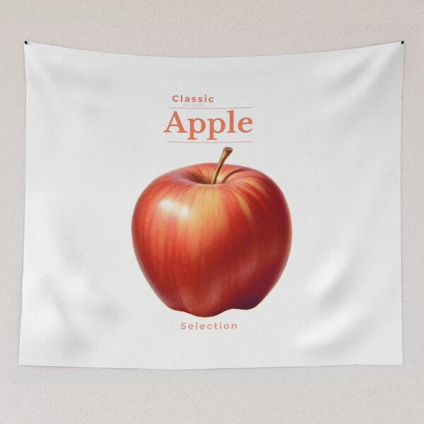 Item preview, Minimal Apple Illustration designed and sold by QuirkyCloud Designs.
