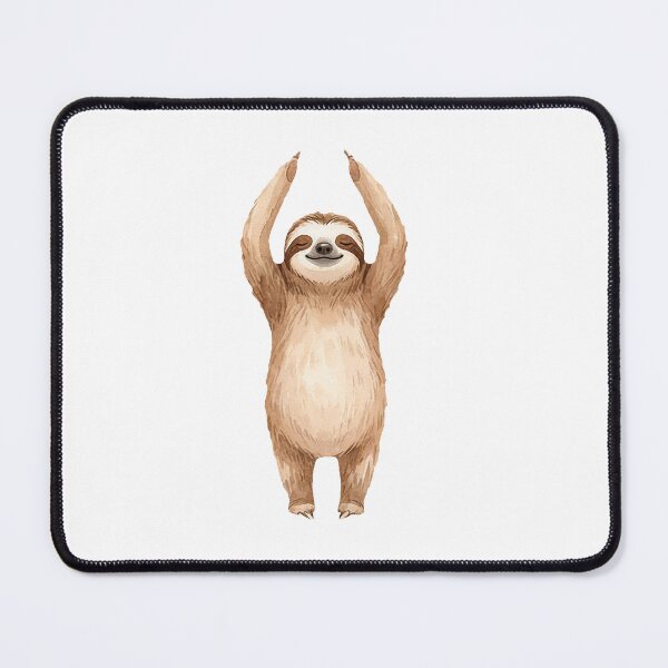 Item preview, Sloth Yoga Pose #07: Joyful Morning Stretch designed and sold by Quiet Joy Studio.