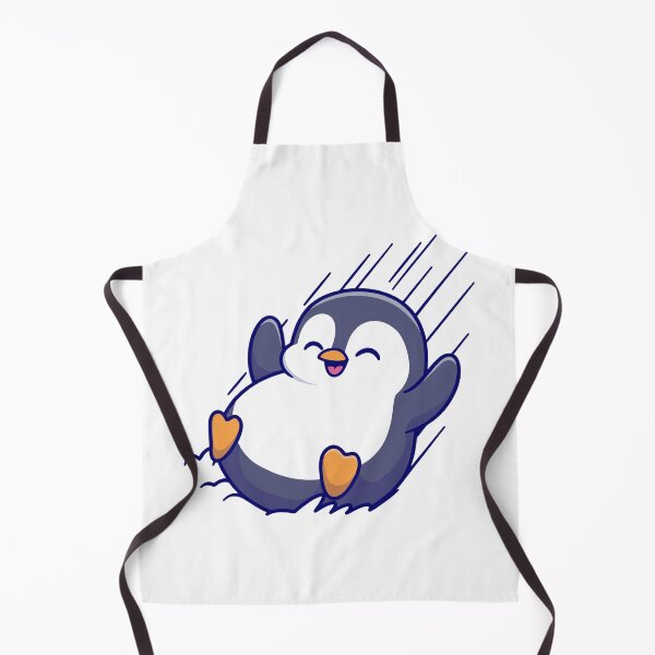 Item preview, Happy Chubby Penguin Sliding on Ice designed and sold by shalbmv.