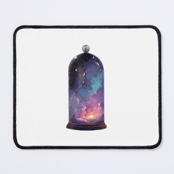 Item preview, Dreamy Galaxy in a Bottle – Magical Night Sky Illustration designed and sold by Byarasstudio.