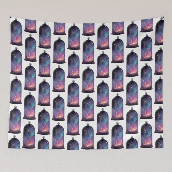Item preview, Dreamy Galaxy in a Bottle – Magical Night Sky Illustration designed and sold by Byarasstudio.