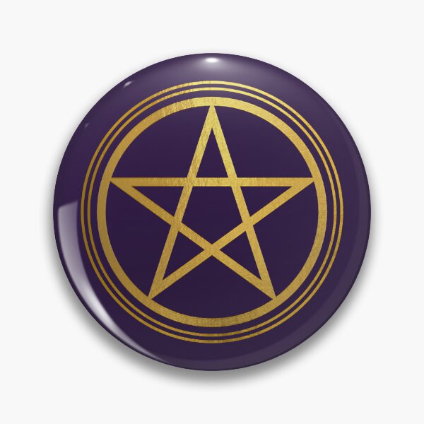 Item preview, Gold pentacle. designed and sold by moths-minor.