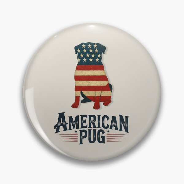 Artikelvorschau, T-Shirt mit Mops-Motiv und patriotischem Motiv der amerikanischen Flagge – Handyhülle entworfen und verkauft von candiscamera.
