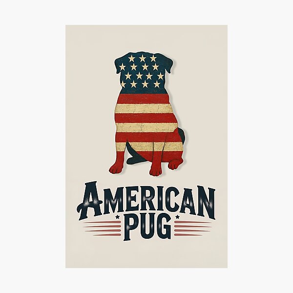 Item preview, Pug Dog Patriotic American Flag T-shirt Phone Case designed and sold by candiscamera.