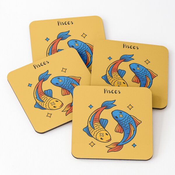 Item preview, Pisces Zodiac Sign Two Fish Pop Art Illustration designed and sold by SolutionsArt.