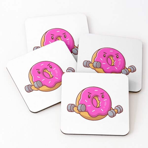 Item preview, Funny Gym Donut Lifting Dumbbells designed and sold by shalbmv.