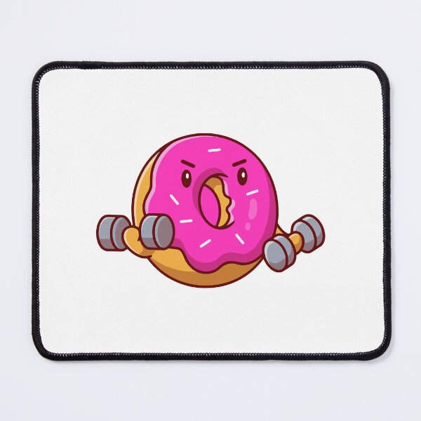 Item preview, Funny Gym Donut Lifting Dumbbells designed and sold by shalbmv.