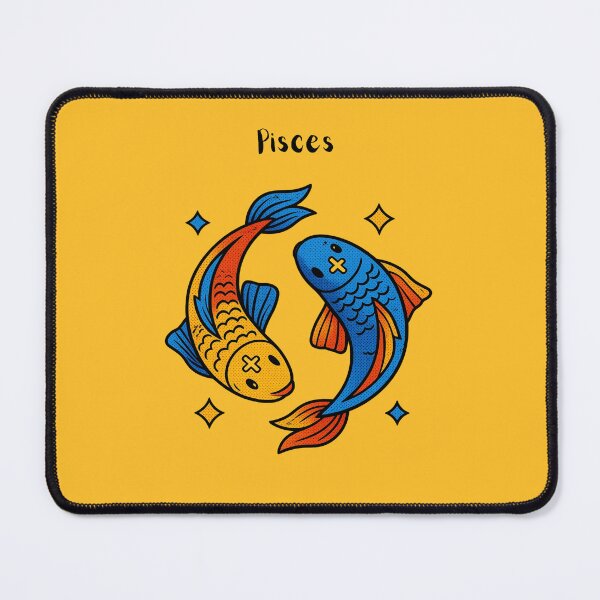 Item preview, Pisces Zodiac Sign Two Fish Pop Art Illustration designed and sold by SolutionsArt.