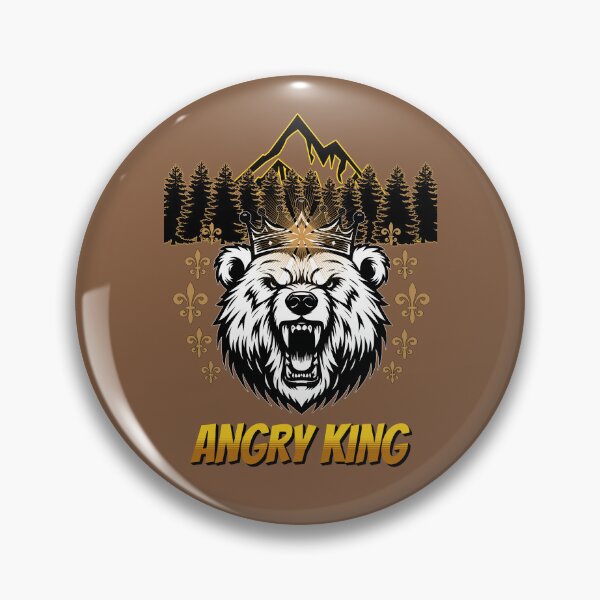 Item preview, angry king designed and sold by wildforcedesign.