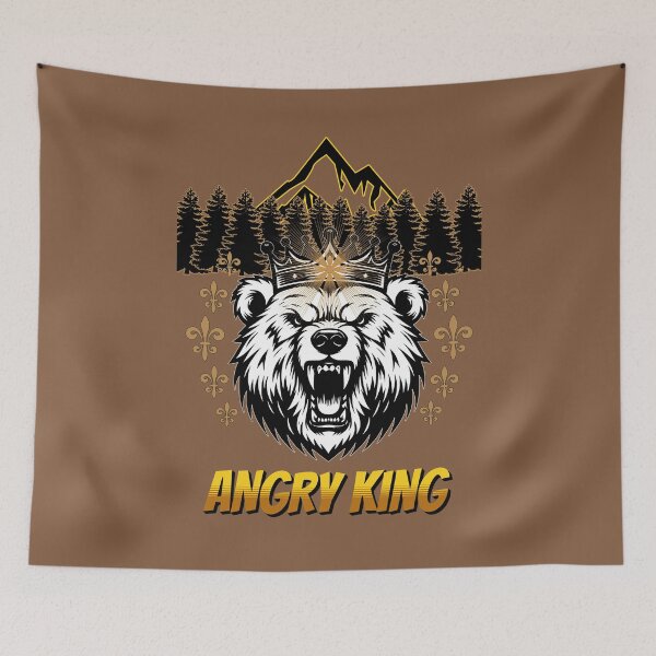 Item preview, angry king designed and sold by wildforcedesign.