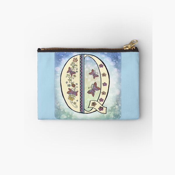 Item preview, Floral letter Q Monogram designed and sold by artmuvz.