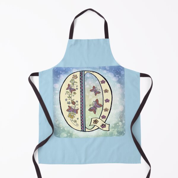 Item preview, Floral letter Q Monogram designed and sold by artmuvz.