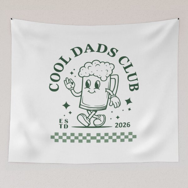 Item preview, Cool Dads Club Minimal Beer Dad Retro Fatherhood Humor Classic T-Shirt designed and sold by Animalfacts002.