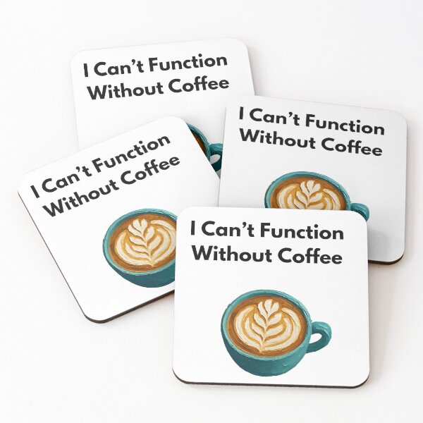 Item preview, ​Latte Art - I Can't Function Without Coffee designed and sold by PeplumiArt.