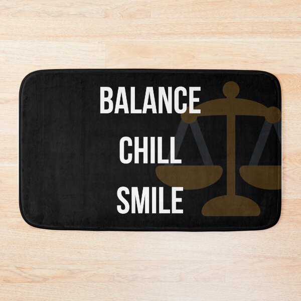 Item preview, Libra Zodiac Balance Chill Smile Black Design designed and sold by Milena018.