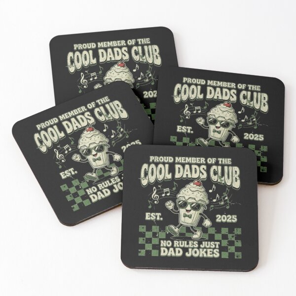 Item preview, Cool Dads Club Music Retro Funny Dad Jokes Father Gift Classic T-Shirt designed and sold by Animalfacts002.