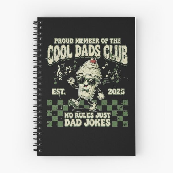 Item preview, Cool Dads Club Music Retro Funny Dad Jokes Father Gift Classic T-Shirt designed and sold by Animalfacts002.